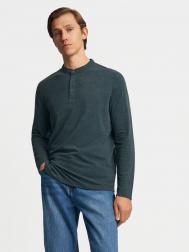 Лонгслив хенли с длинным рукавом ZOLLA