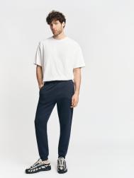 Тёплые трикотажные брюки-джоггеры с начёсом ZOLLA