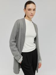 Тёплый трикотажный кардиган без застёжки ZOLLA