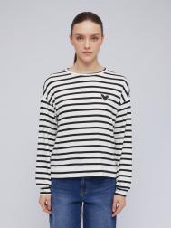 Трикотажный джемпер с аппликацией из страз ZOLLA