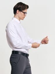 Однотонная рубашка с длинным рукавом ZOLLA