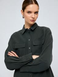 Рубашка из вискозы с нагрудными карманами ZOLLA
