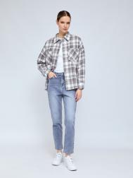 Джинсы силуэта Mom Slim с высокой посадкой ZOLLA