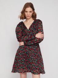 Платье мини с вырезом на спине и принтом ZOLLA