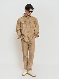 Джинсы фасона Carrot из хлопка ZOLLA