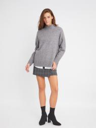 Юбка-шорты длины мини с узором в клетку ZOLLA