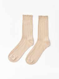 Высокие носки с оборкой ZOLLA