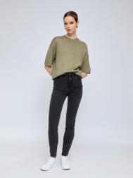 Джинсы силуэта Skinny с высокой посадкой ZOLLA