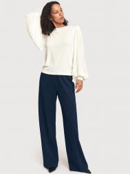 Брюки прямого фасона на резинке со стрелками ZOLLA