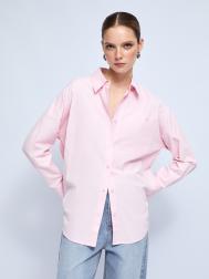Рубашка оверсайз силуэта с карманом ZOLLA