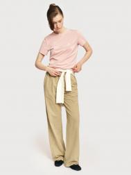 Прямые трикотажные брюки на резинке ZOLLA