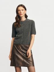 Юбка мини из экокожи ZOLLA