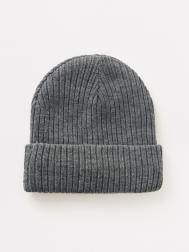 Вязаная шапка-бини с экомехом ZOLLA