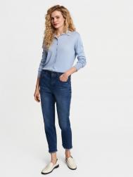 Джинсы силуэта Boyfriend со средней посадкой ZOLLA