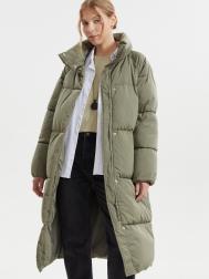 Тёплая куртка-пальто с воротником-стойкой ZOLLA