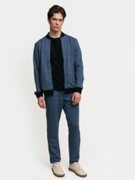 Трикотажные брюки-джоггеры в клетку ZOLLA