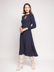 Платье с принтом в горошек ZOLLA