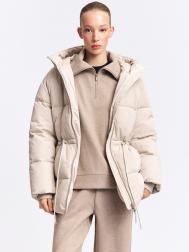 Тёплая куртка с капюшоном и кулиской ZOLLA