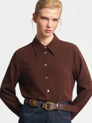 Рубашка прямого фасона с длинным рукавом ZOLLA