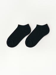 Короткие чёрные хлопковые носки ZOLLA