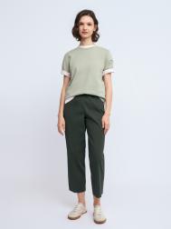 Брюки-джоггеры из хлопка на резинке ZOLLA