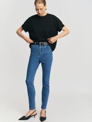 Джинсы силуэта Skinny с высокой посадкой ZOLLA