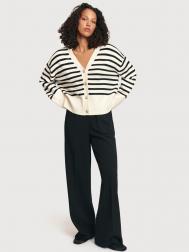 Брюки прямого фасона на резинке со стрелками ZOLLA