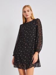 Шифоновое платье длины мини с цветочным принтом ZOLLA