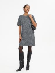 Вязаное платье-футболка мини ZOLLA