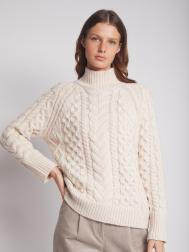 Вязаный свитер с косами ZOLLA