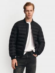 Лёгкая утеплённая куртка-бомбер с воротником-стойкой ZOLLA