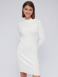 Вязаное платье-свитер длины мини с узором косы ZOLLA