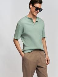 Футболка поло с воротником-стойкой ZOLLA