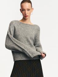 Вязаный джемпер с фактурными швами ZOLLA