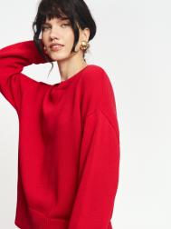 Трикотажный джемпер из хлопка с длинным рукавом ZOLLA