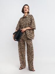 Леопардовая рубашка с коротким рукавом ZOLLA