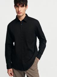 Однотонная рубашка с длинным рукавом ZOLLA