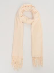 Тканевый шарф с длинной бахромой ZOLLA