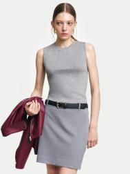 Вязаный трикотажный топ без рукавов ZOLLA