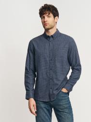 Рубашка из хлопка с узором в клетку ZOLLA