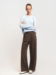 Офисные прямые брюки с защипами ZOLLA