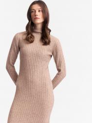 Вязаное платье-лапша миди с горлом ZOLLA