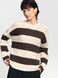 Вязаный джемпер в полоску ZOLLA