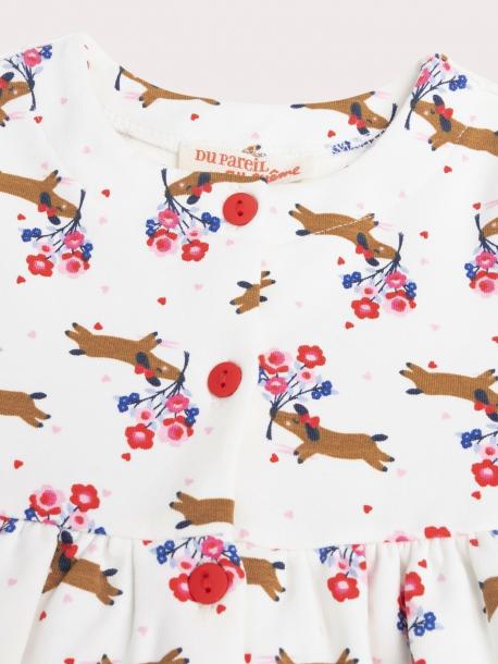 Комплект (платье+леггинсы) для малышки 