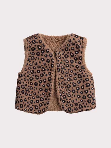 Жилетка двусторонняя для малышки 