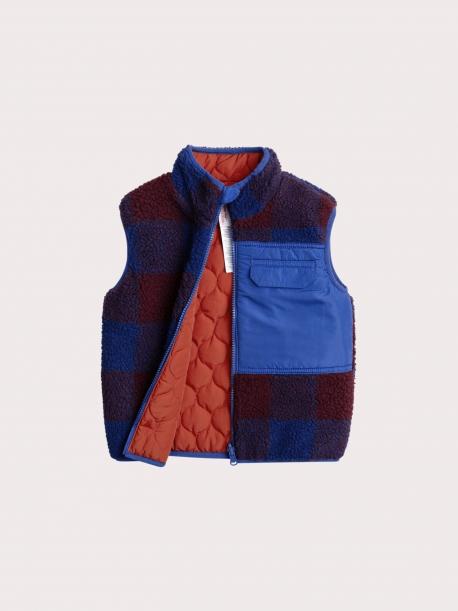Жилетка двусторонняя для мальчика 