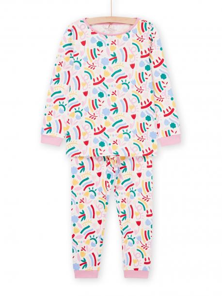 Пижама с длинным рукавом для девочки 