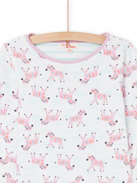 Пижама с длинным рукавом для девочки 