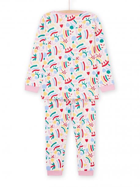 Пижама с длинным рукавом для девочки 