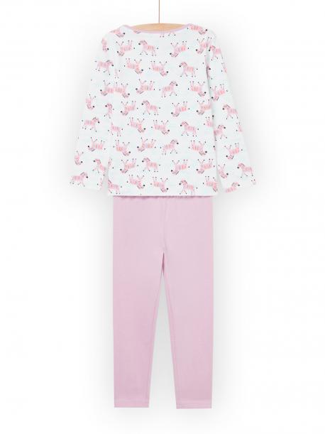 Пижама с длинным рукавом для девочки 
